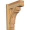 Ekena Millwork Merced Block Rough Sawn Outlooker, Western Red Cedar, 6"W x 16"D x 20"H OUT06X16X20MRC05RWR - alternate 1